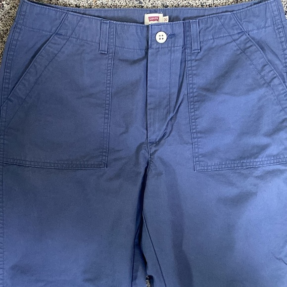 Levi’s Blue 100% Cotton Straight Leg Pants Sz 30 (10) NWOT - Picture 2 of 8